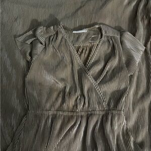 Baltic Born Metallic Gold Kids Formal Dress